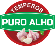 Logotipo tempero puro alho